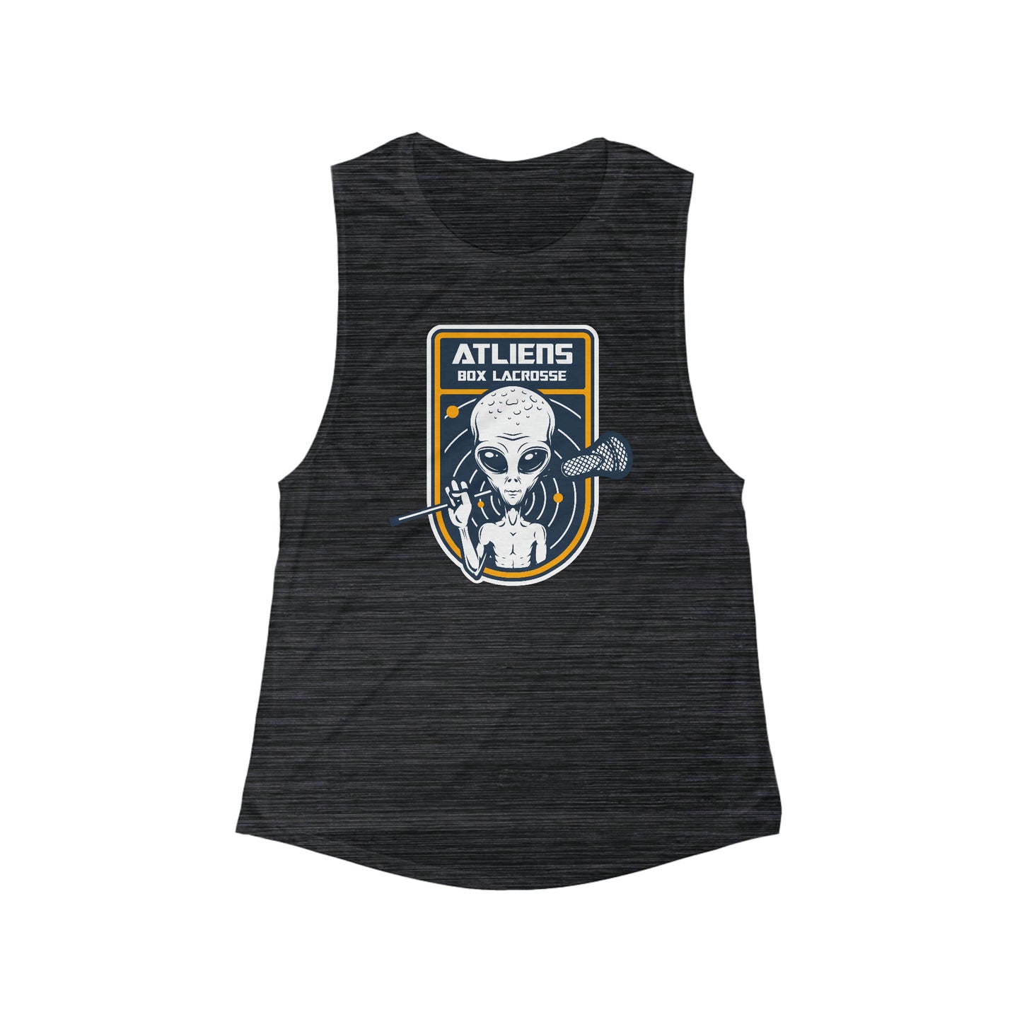 Women's ATLiens Box Lacrosse Bella + Canvas Flowy Scoop Sport Tank