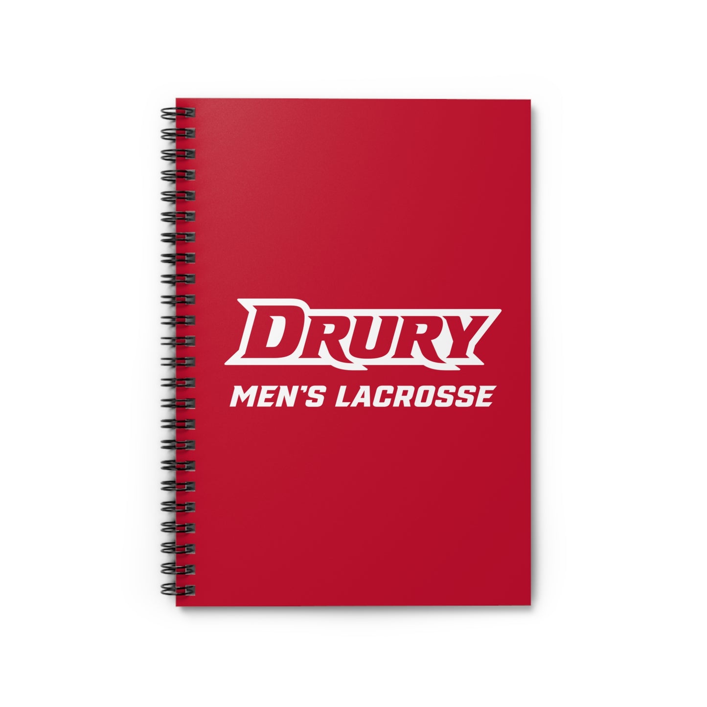 Drury Lacrosse Spiral Notebook - Ruled Line (8" x 6")
