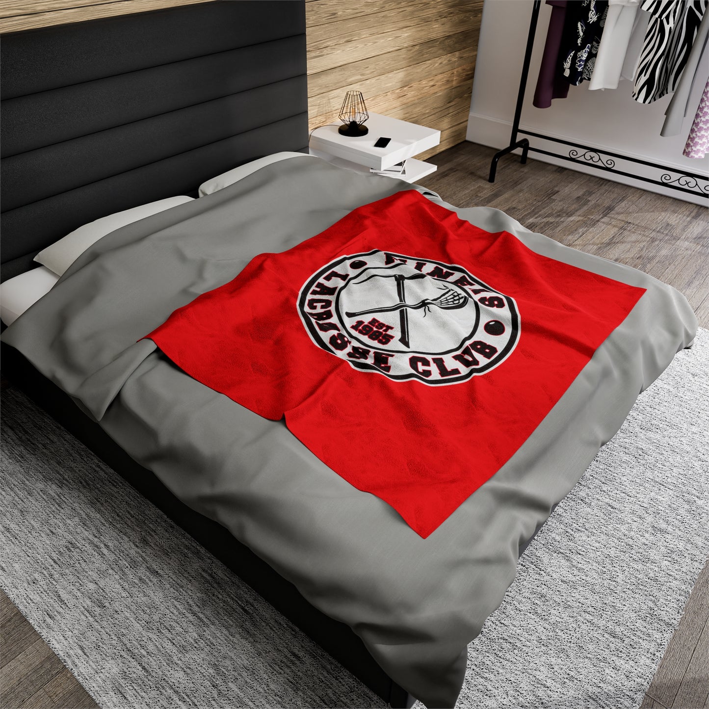 Edmonton Miners Velveteen Plush Blanket