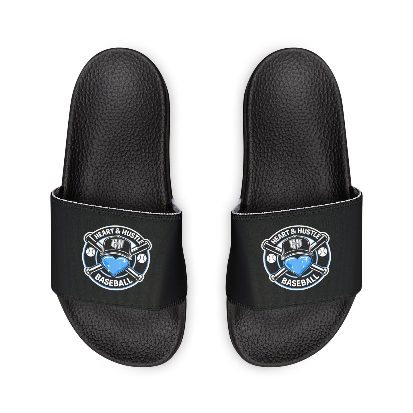 Youth Heart and Hustle Baseball Slide Sandals