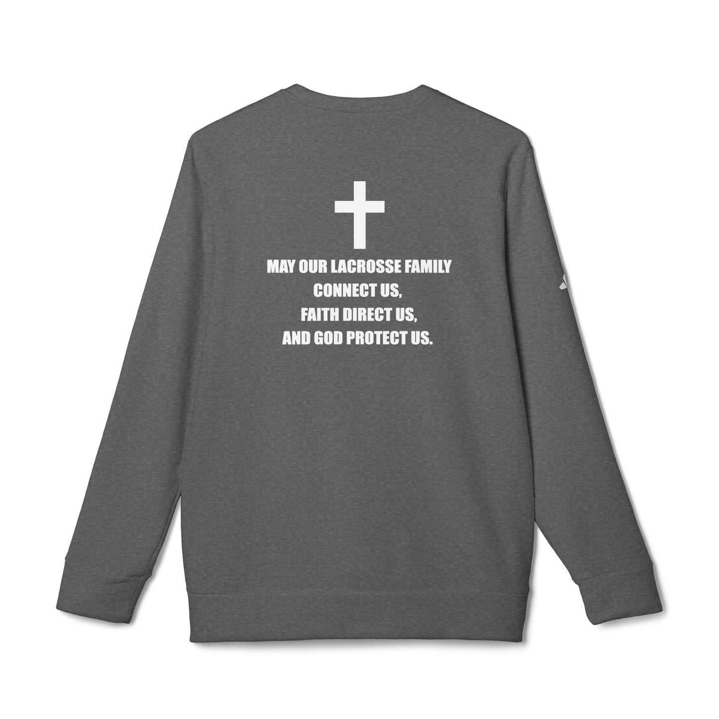 Adult GP Lacrosse Adidas Fleece Crewneck Sweatshirt - Remembering Brian
