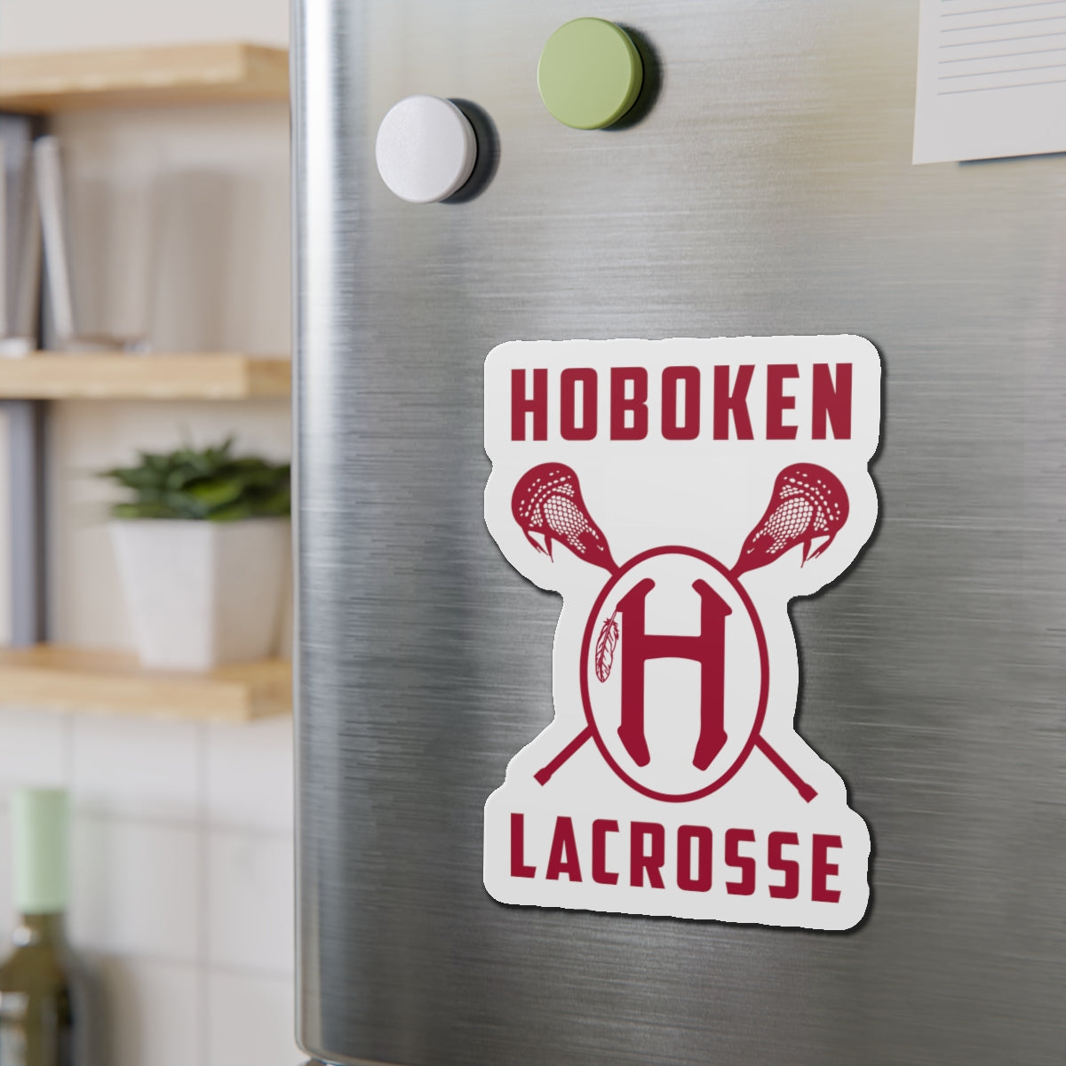 Hoboken Lacrosse Magnet