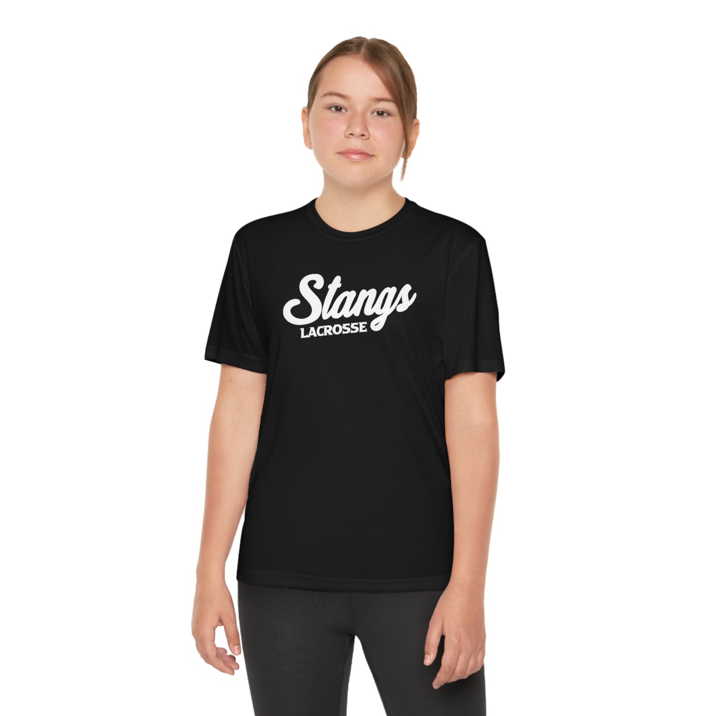 Youth Stangs Lacrosse Club Sport-Tek Performance Tee