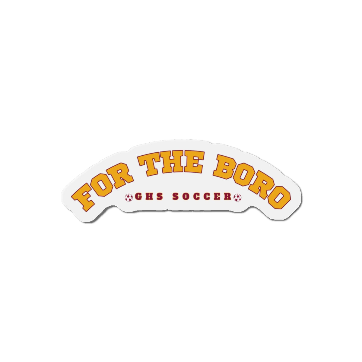 Glassboro Boys Die-Cut Magnet