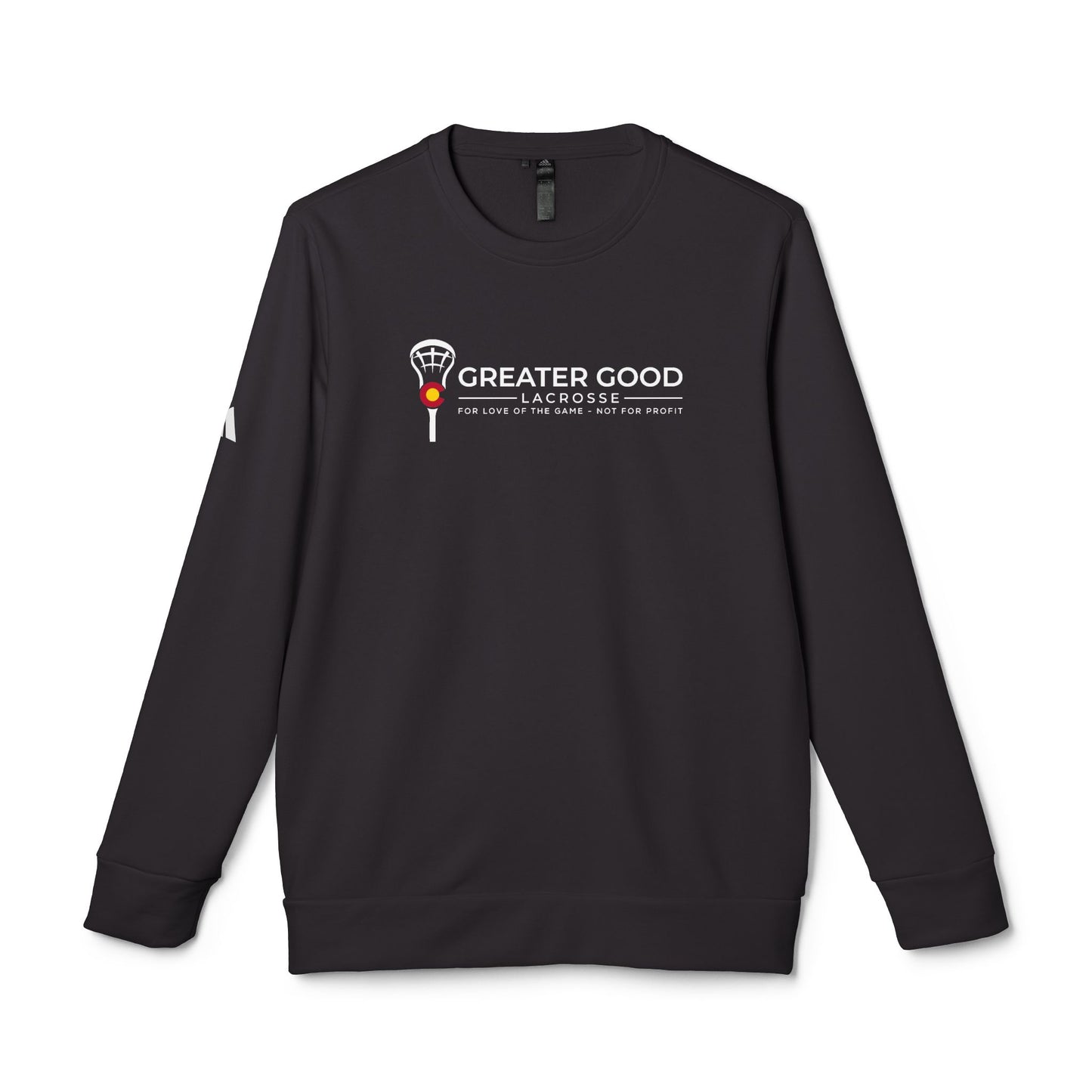 Adult Greater Good Lacrosse Adidas Fleece Crewneck Sweatshirt