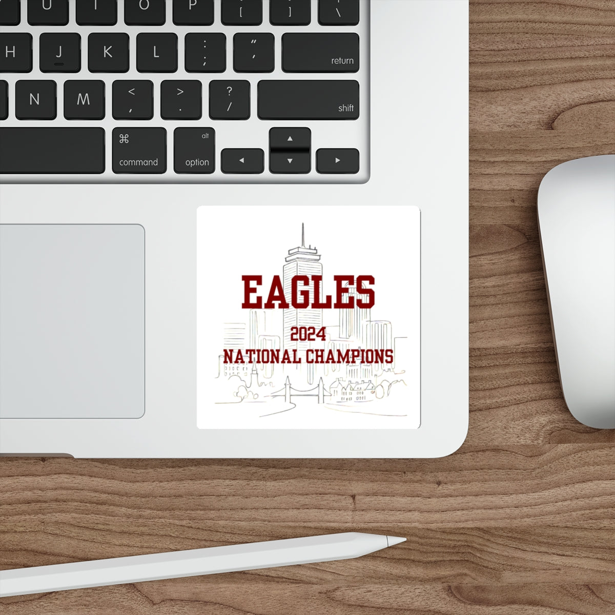 Eags Lacrosse Die Cut Stickers