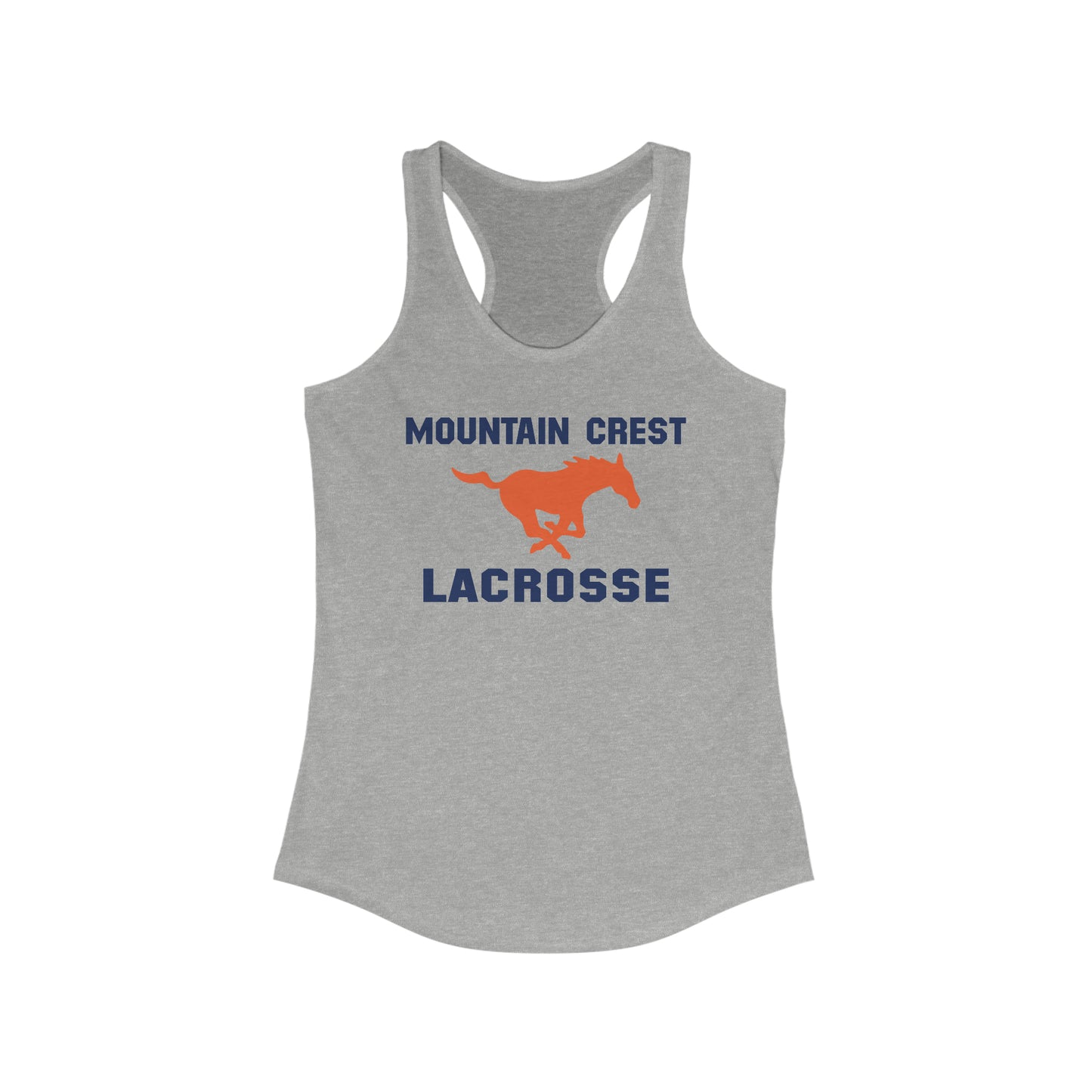 Women's Mountain Crest Lacrosse Next Level Racerback Tank