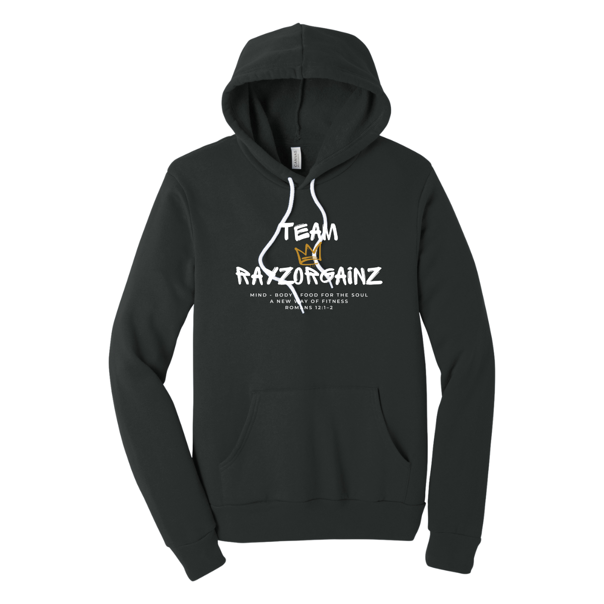 Adult Team Rayzorgainz Bella + Canvas Sponge Fleece Hoodie