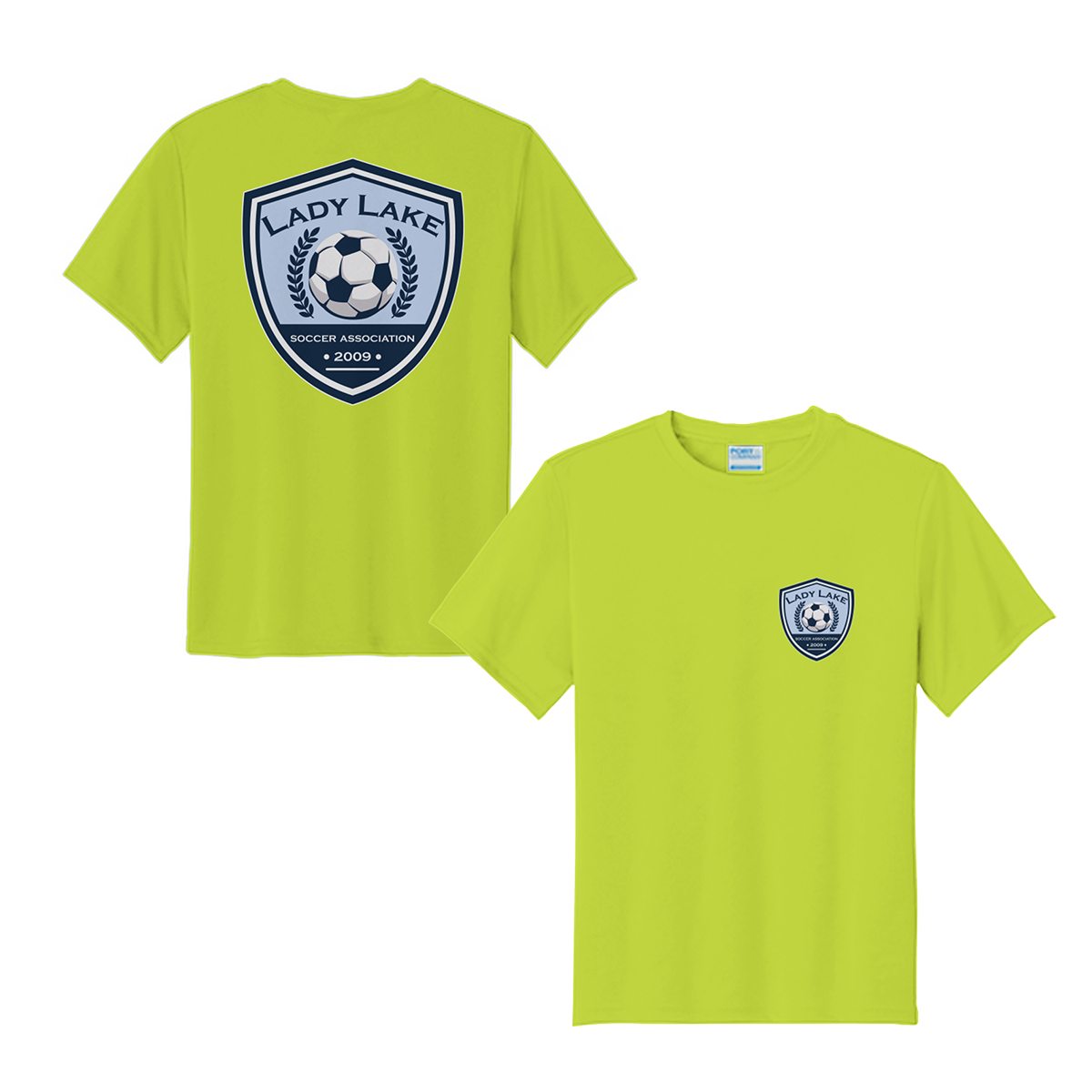Youth Lady Lake Soccer Association Performance T-Shirt