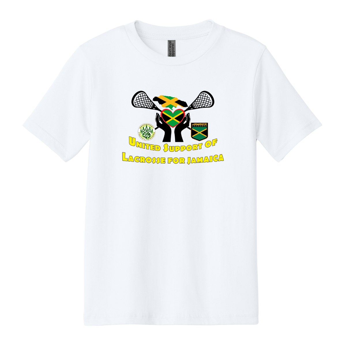 Youth Jamaica Lacrosse Next Level Cotton T-Shirt
