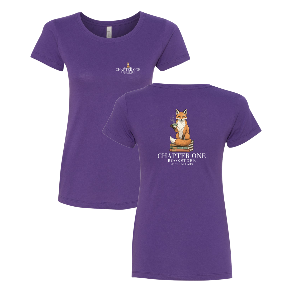 Women's Chapter One Bookstore Next Level Ideal T-Shirt