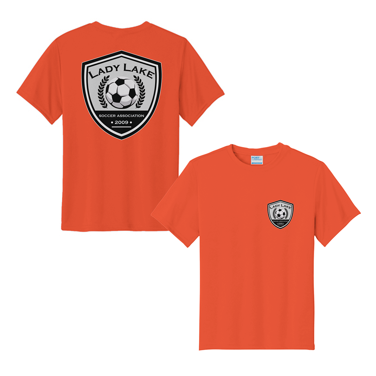 Youth Lady Lake Soccer Association Performance T-Shirt