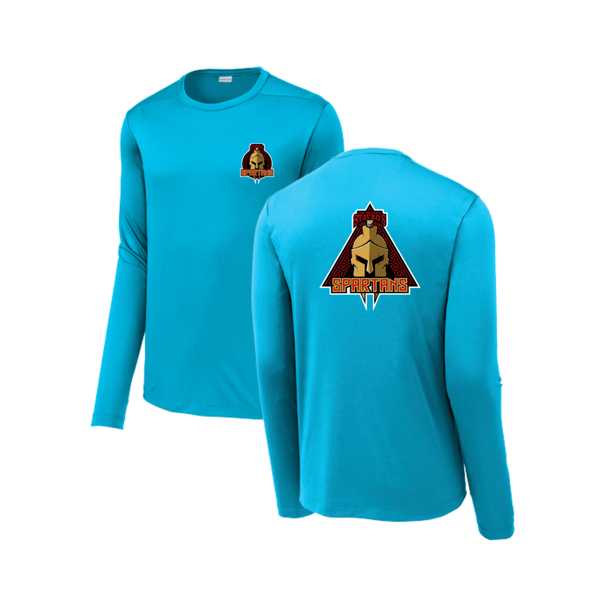 Adult Spartans Sport-Tek Posi UV Pro LS Tee