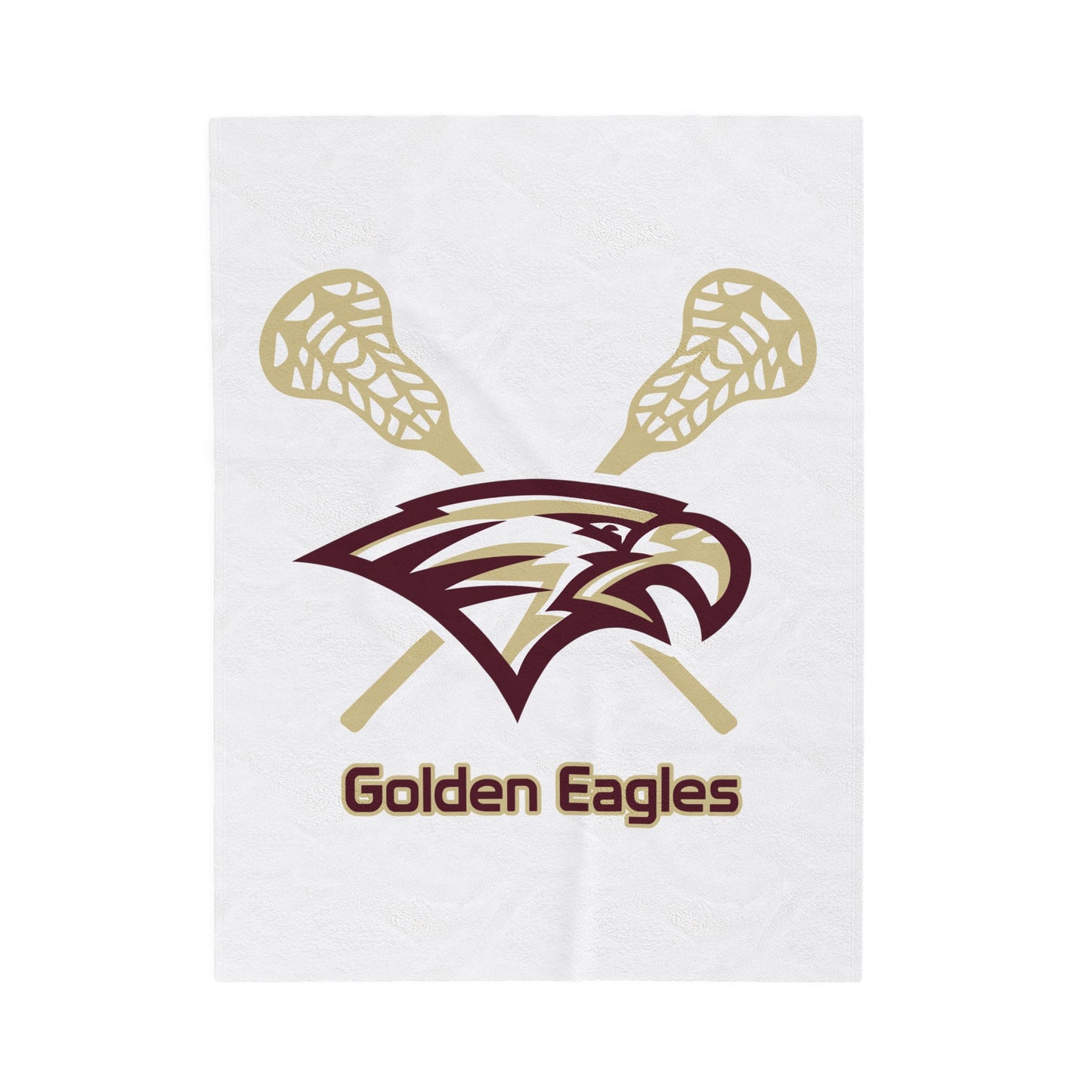 Maple Mountain Youth Lacrosse Velveteen Plush Blanket