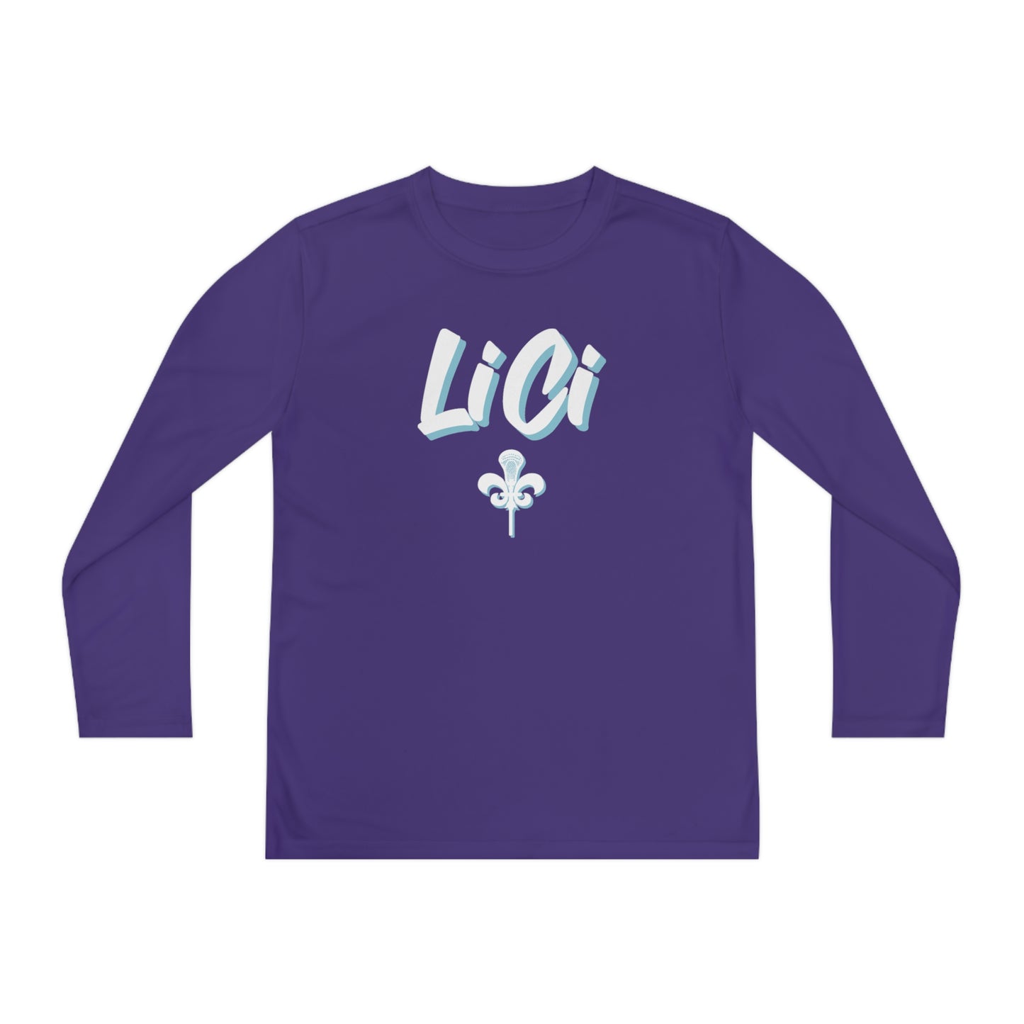 Youth Lilac City Lacrosse Sport-Tek Performance Long Sleeve