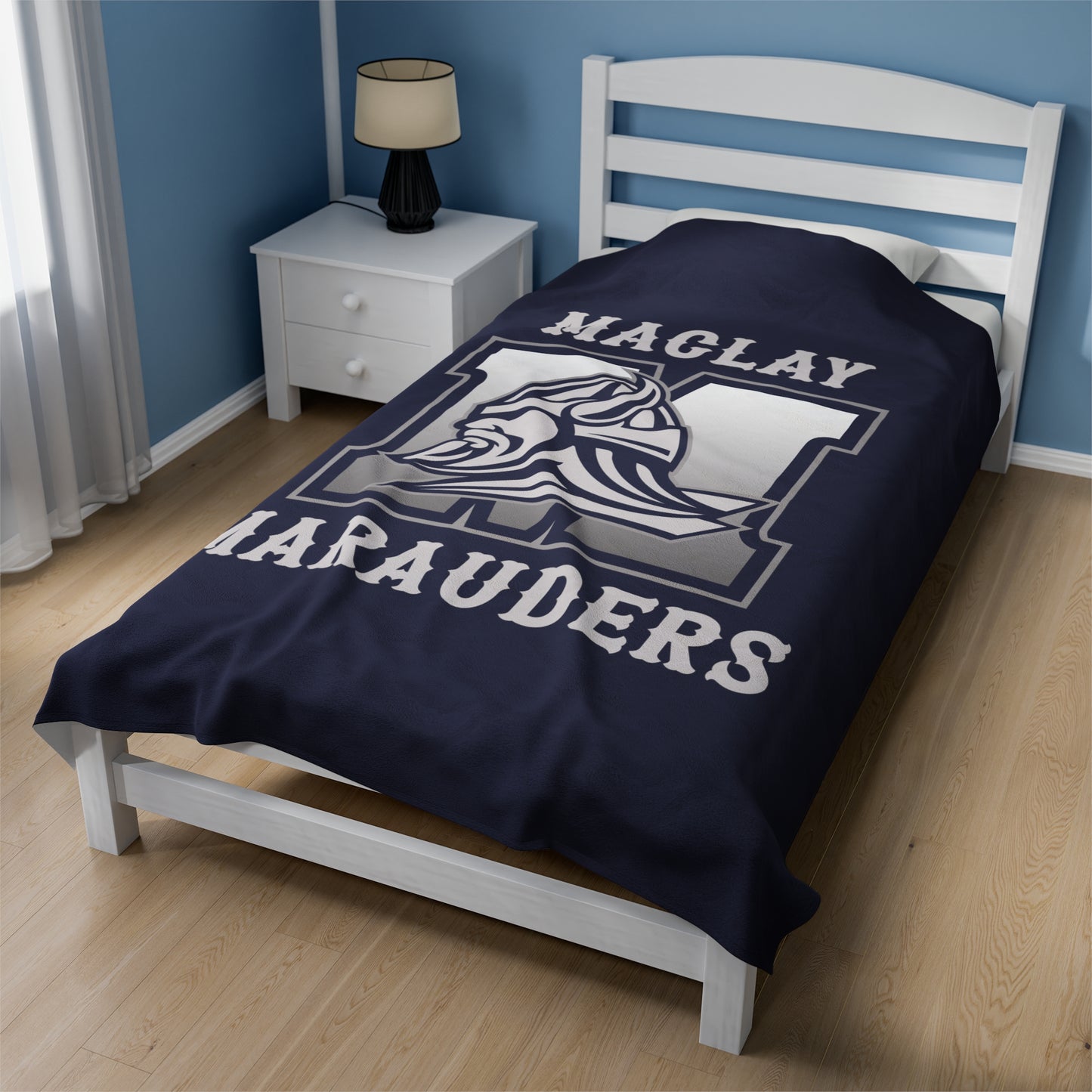 Maclay Lacrosse Velveteen Plush Blanket (60" x 80")