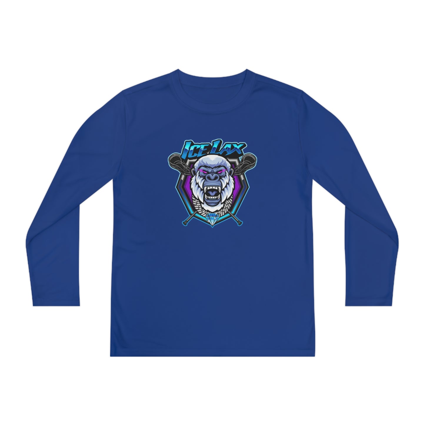Youth ICE LAX Sport-Tek Performance Long Sleeve Shirt