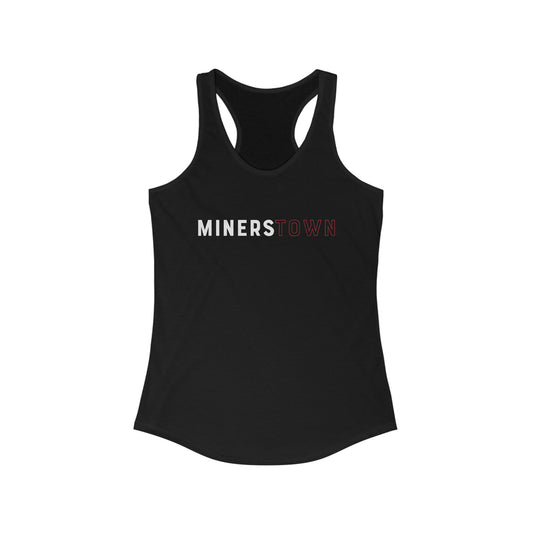 Women's Minerstown Next Level Racerback Tank