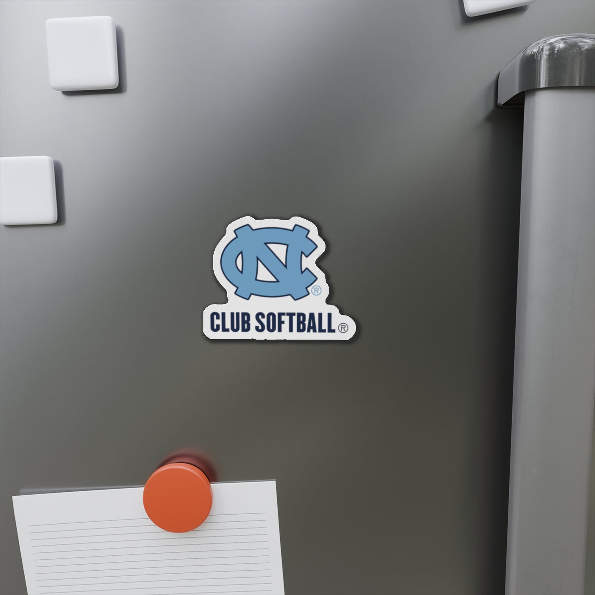 UNC Club Softball Die Cut Magnet