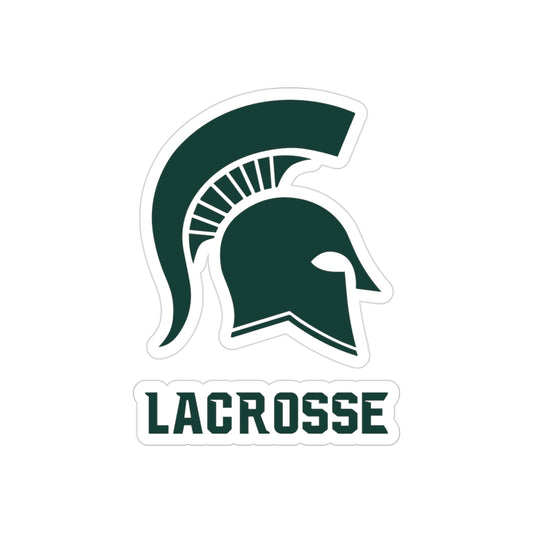 Skyline Spartans Lacrosse Transparent Outdoor Sticker