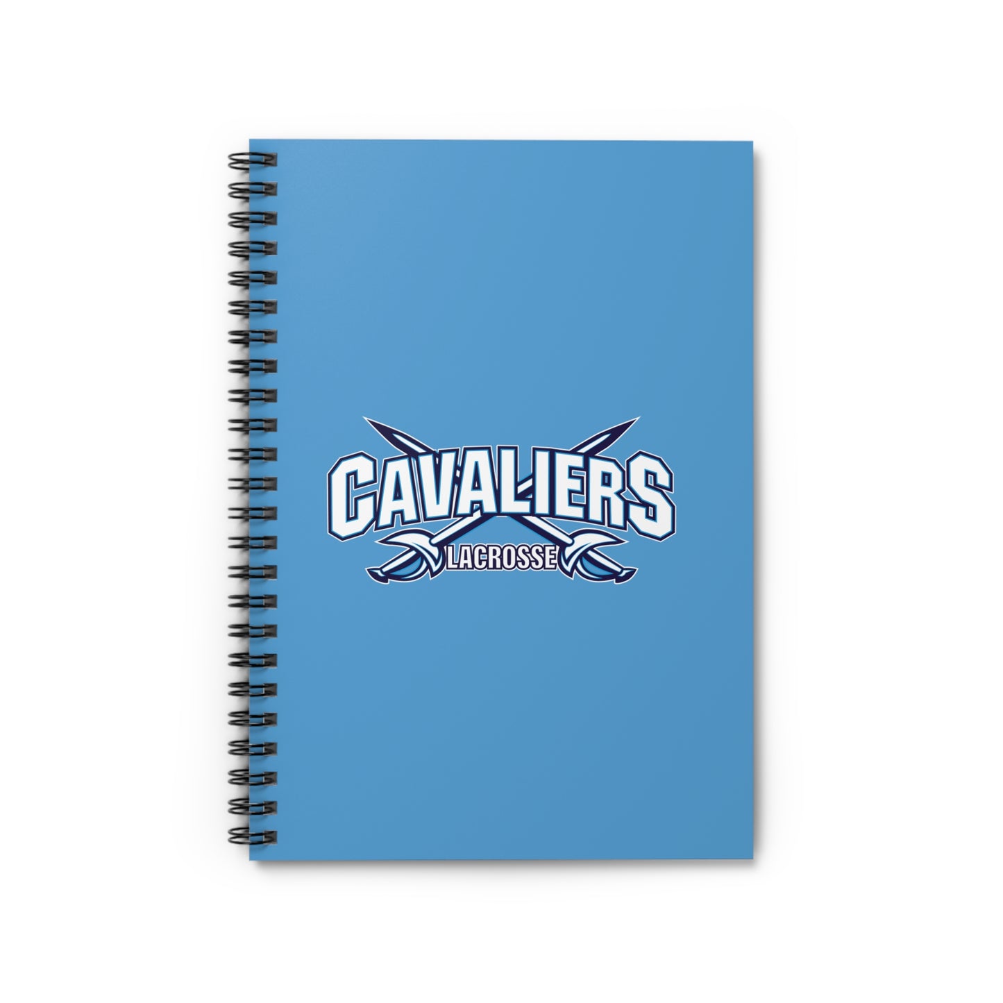 Cavaliers Lacrosse Spiral Notebook - Ruled Line