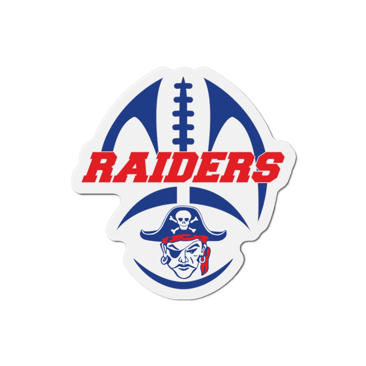Fairport Football and Cheer Die-Cut Magnet