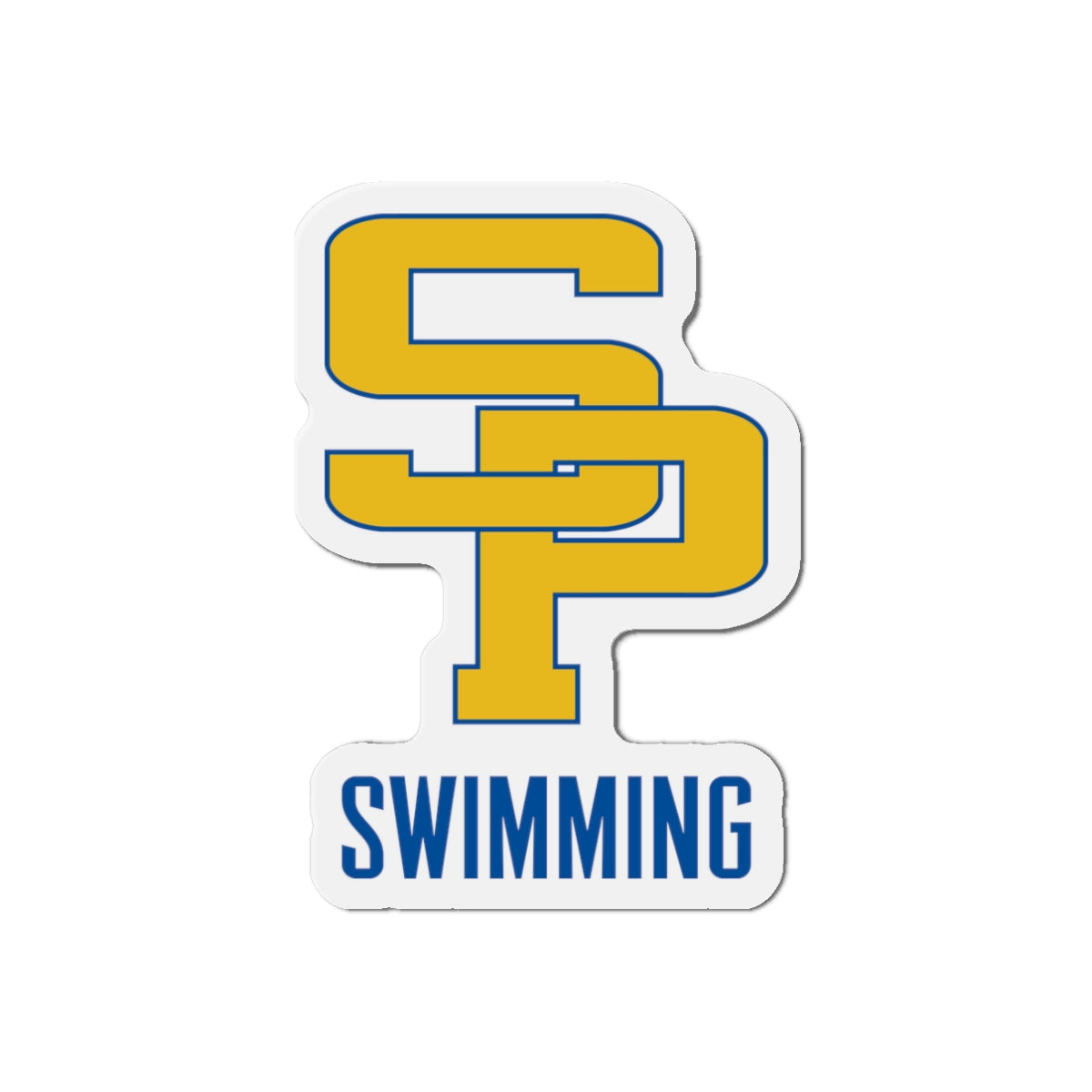 St. Paul's Swimming Die-Cut Magnet
