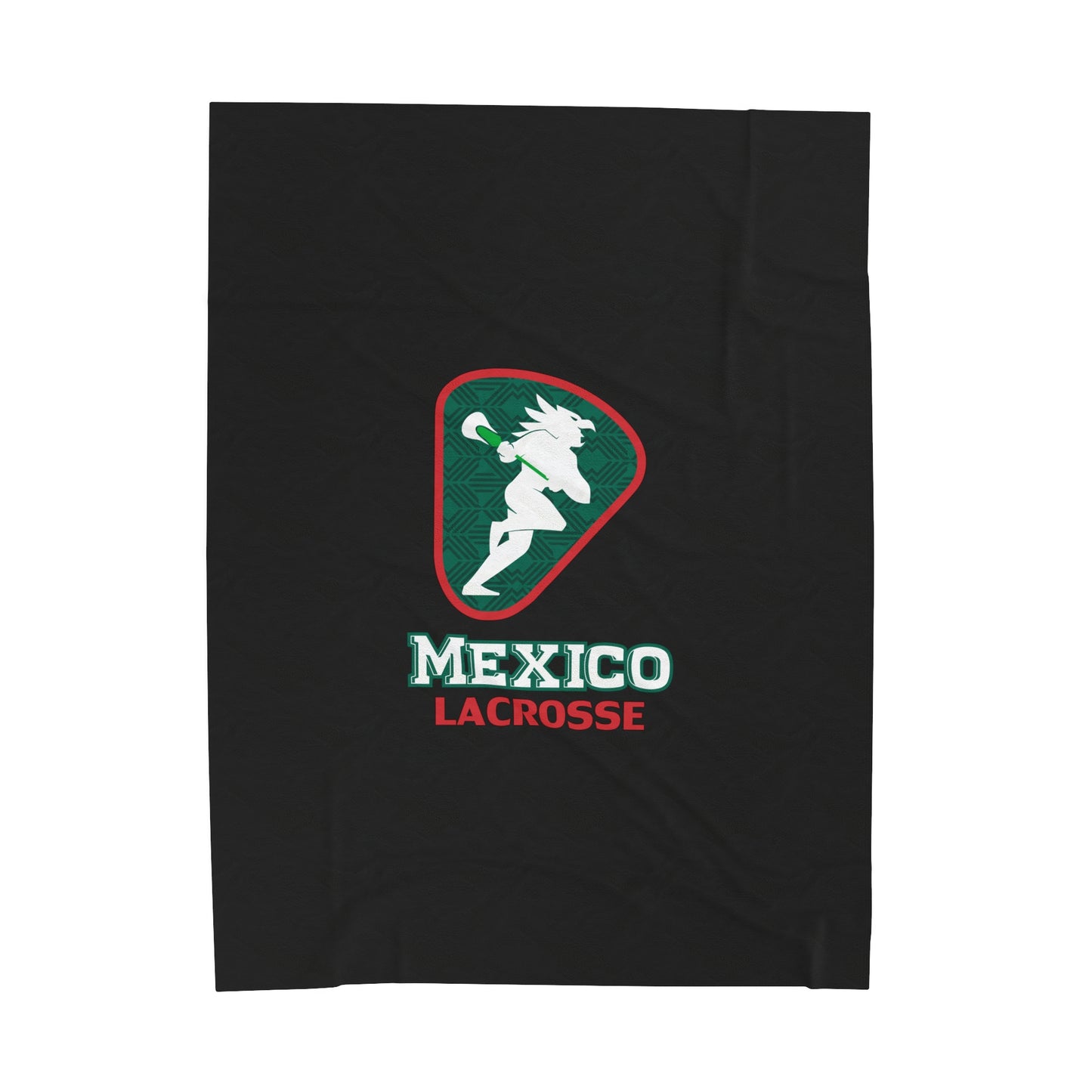 Team Mexico Box Velveteen Plush Blanket (60"x80")