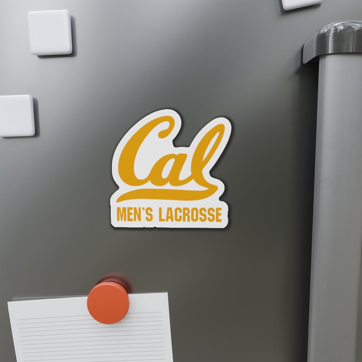 Cal Men's Lacrosse Die Cut Magnet