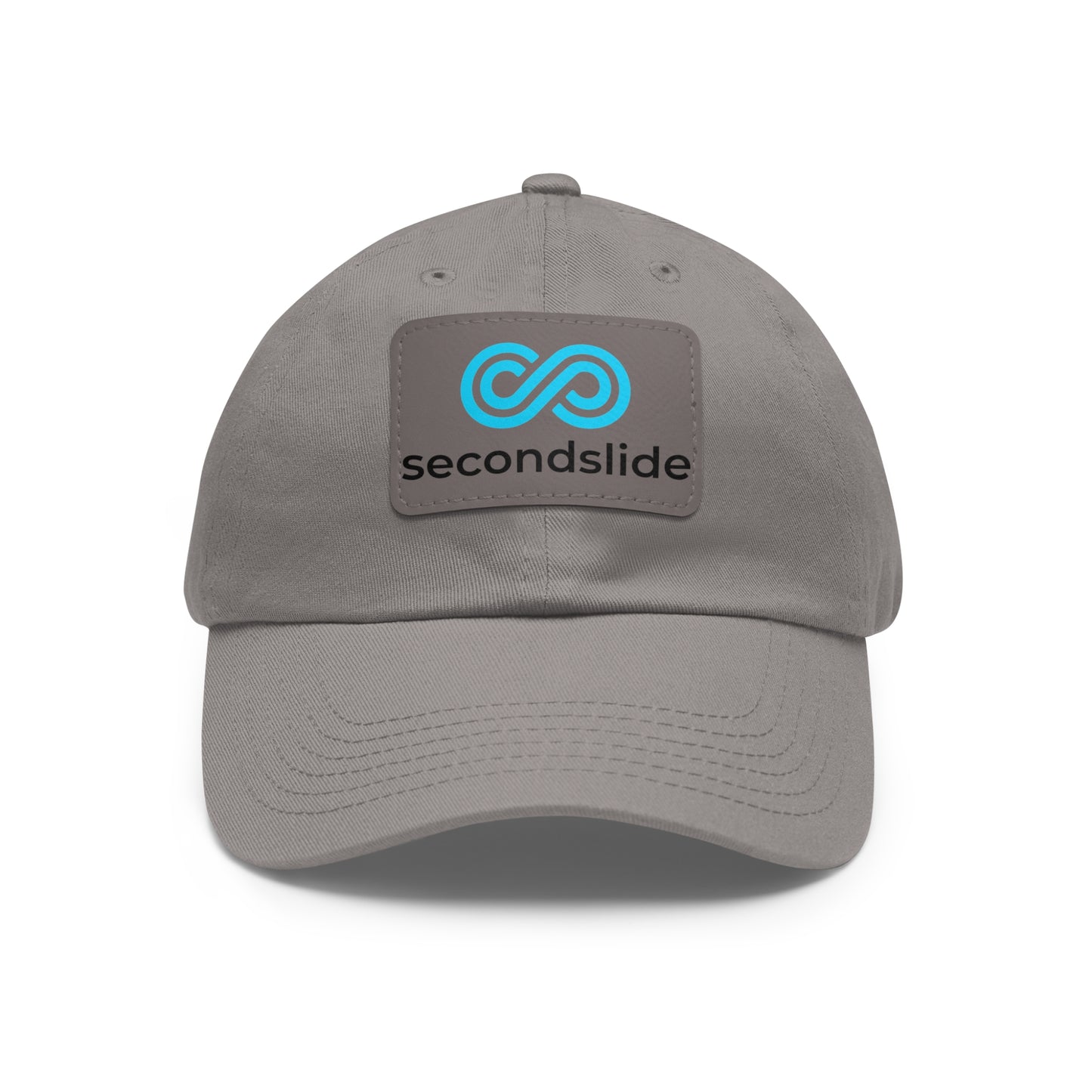 Secondslide Dad Hat with Leather Patch