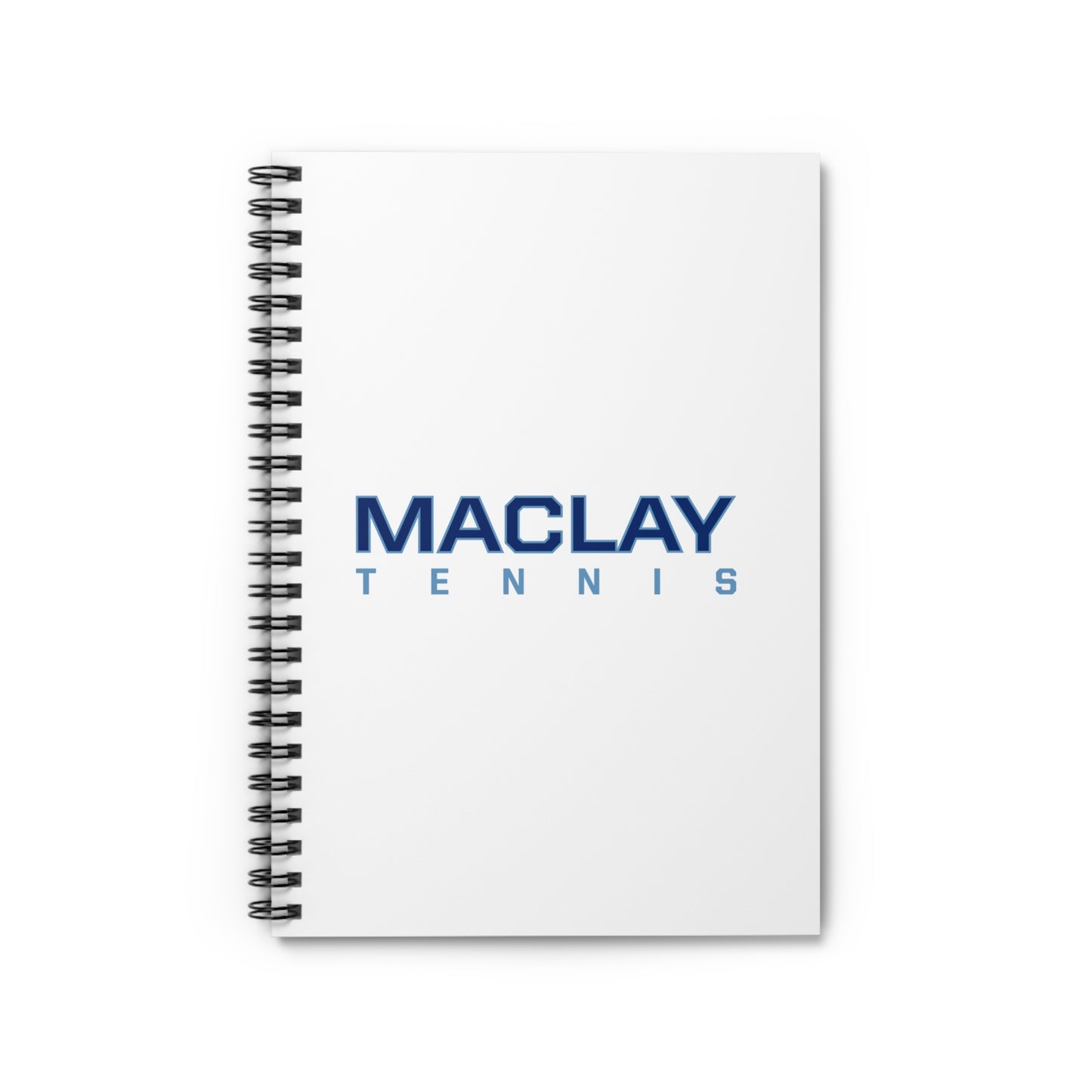 Maclay Tennis Spiral Notebook - Ruled Line (8" x 6")