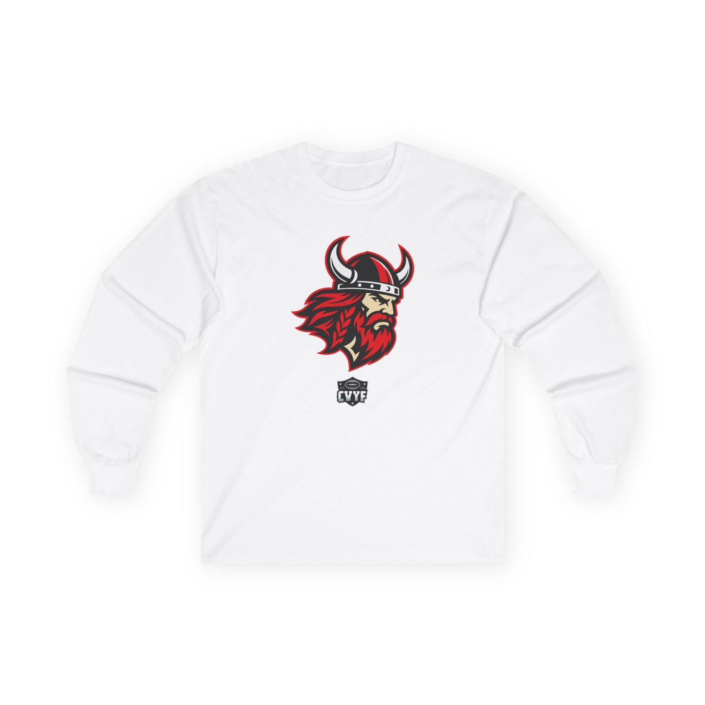 Adult Bloomer Vikings Gildan Ultra Cotton Long Sleeve