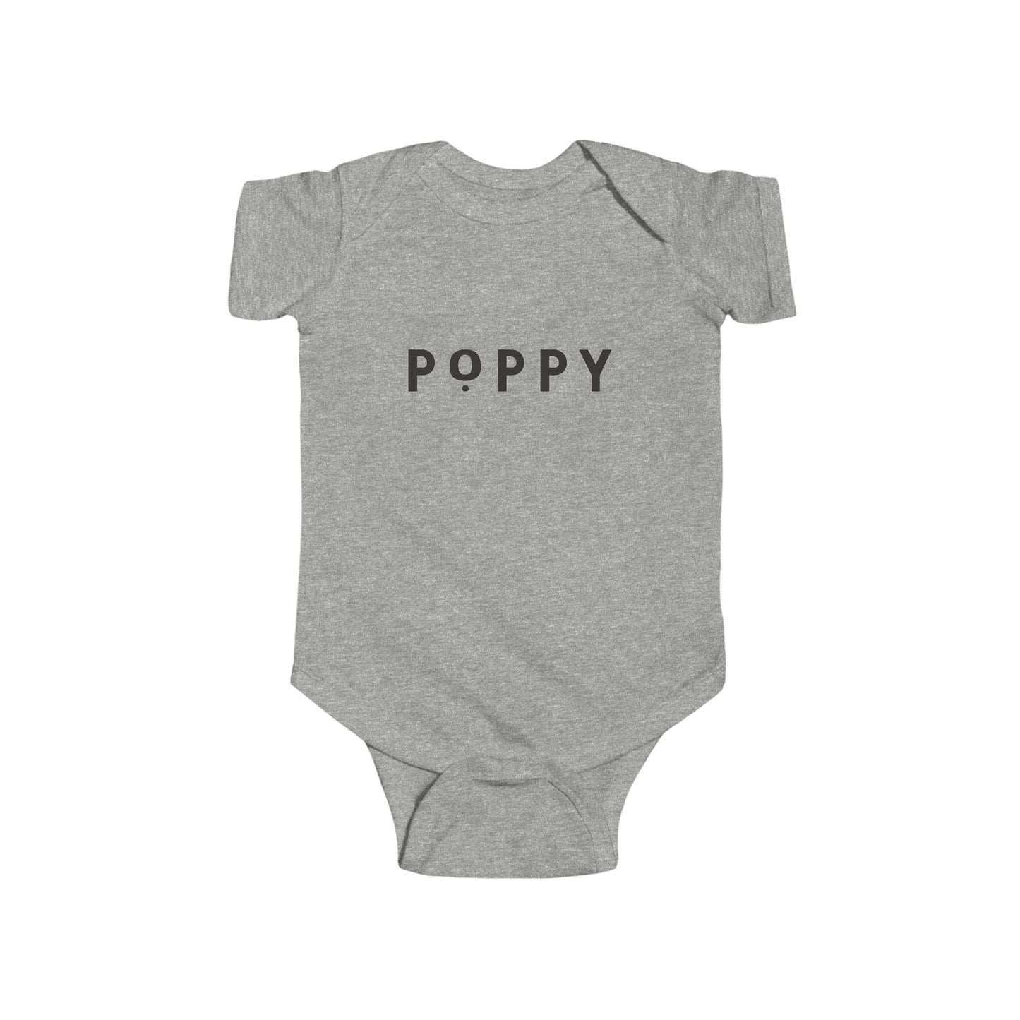 Poppy Flowers Baby Onesie