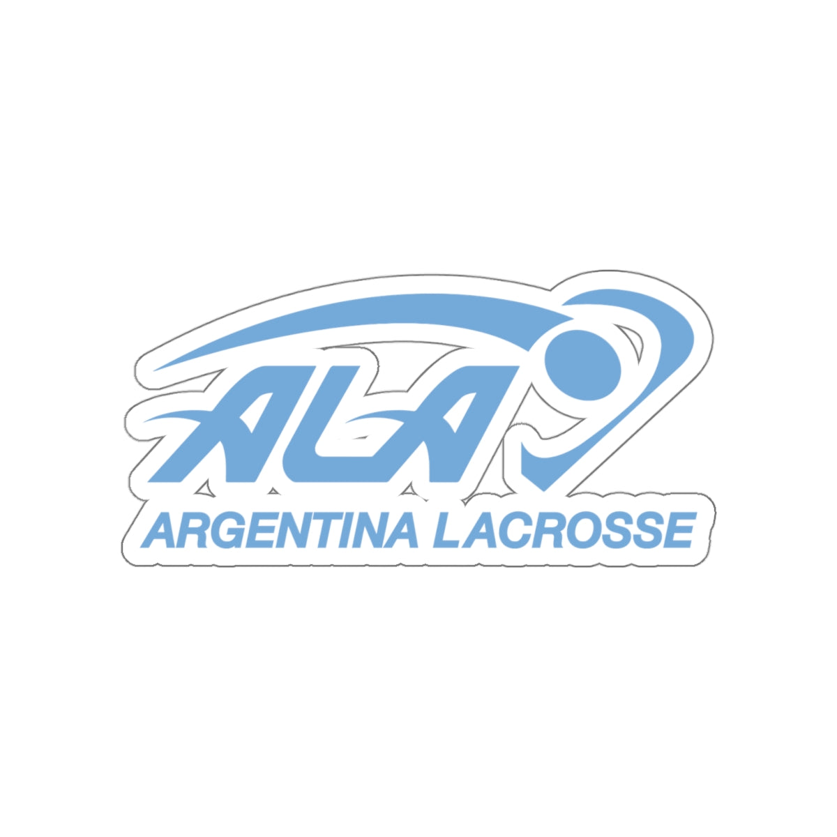 Argentina Lacrosse Die-Cut Stickers