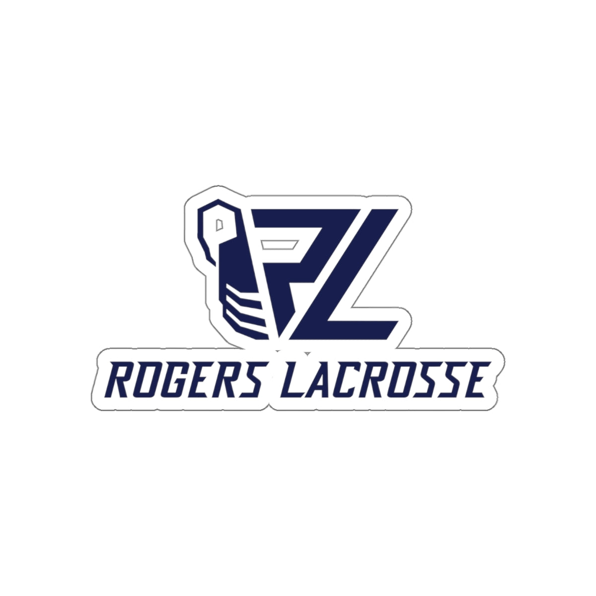 Rogers Lacrosse Die-Cut Stickers