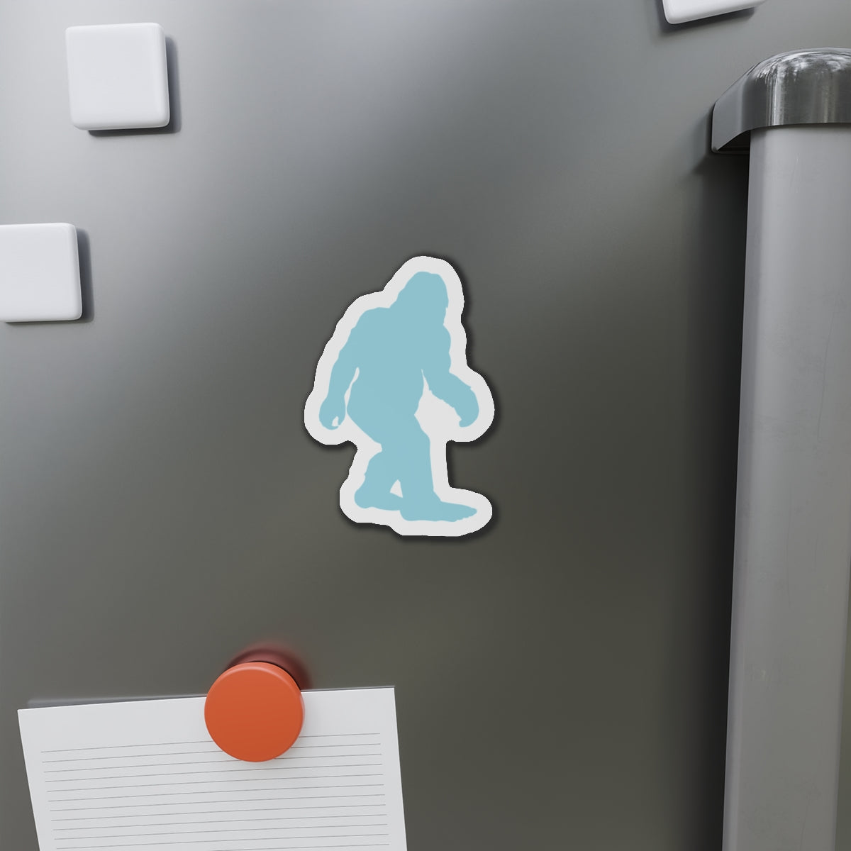 Sasquatch Lacrosse Die-Cut Magnet