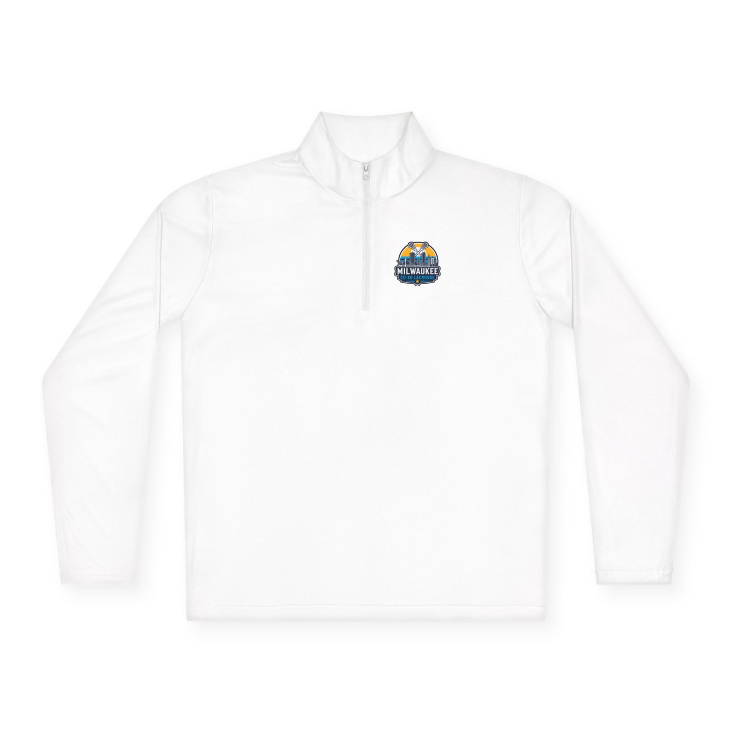 Adult Milwaukee Coed Lacrosse Club Sports Quarter-Zip Pullover