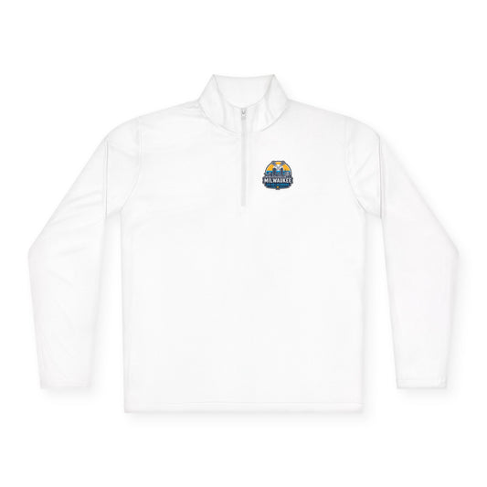 Adult Milwaukee Coed Lacrosse Club Sports Quarter-Zip Pullover