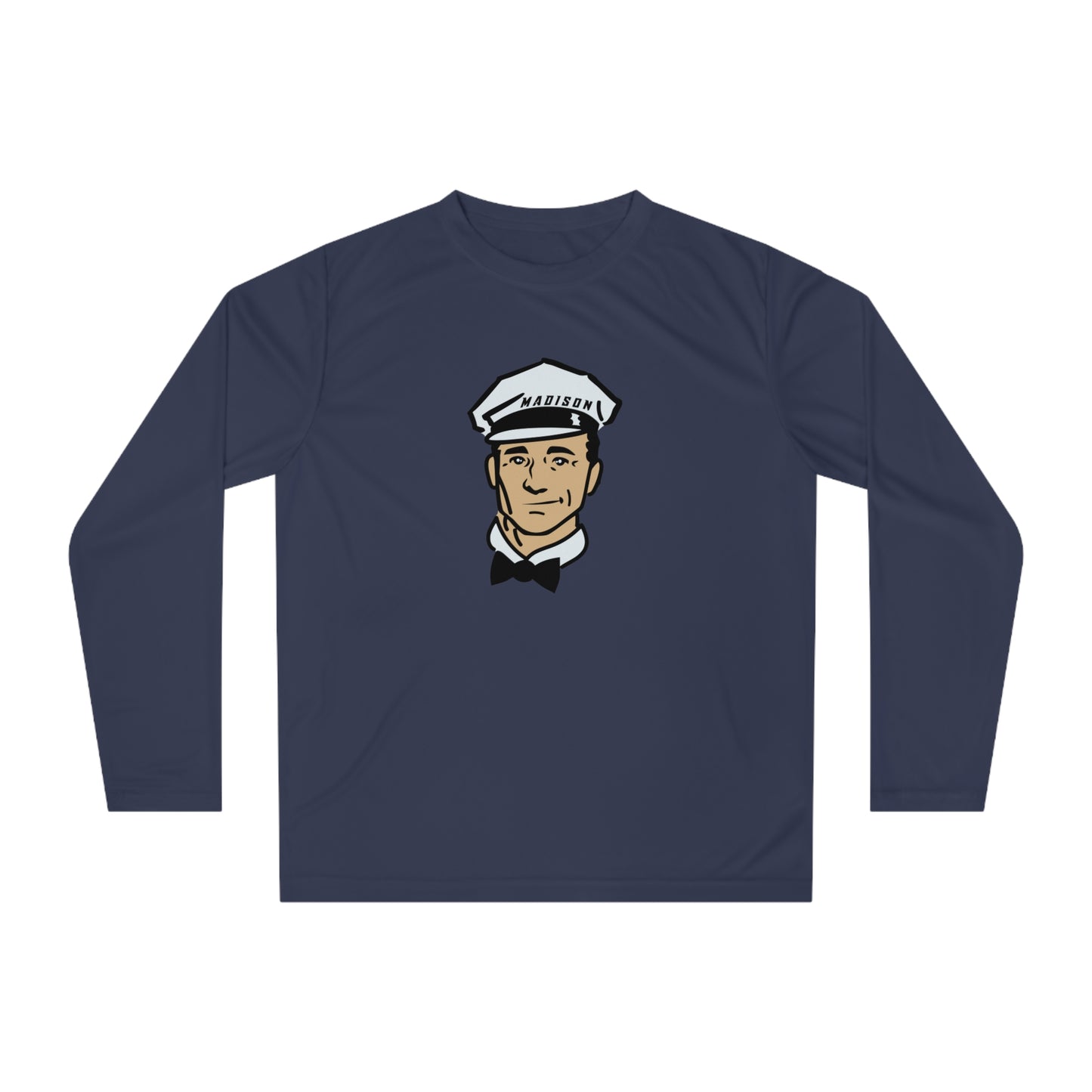Adult Madison Milkmen Team 365 Performance Long Sleeve Shirt