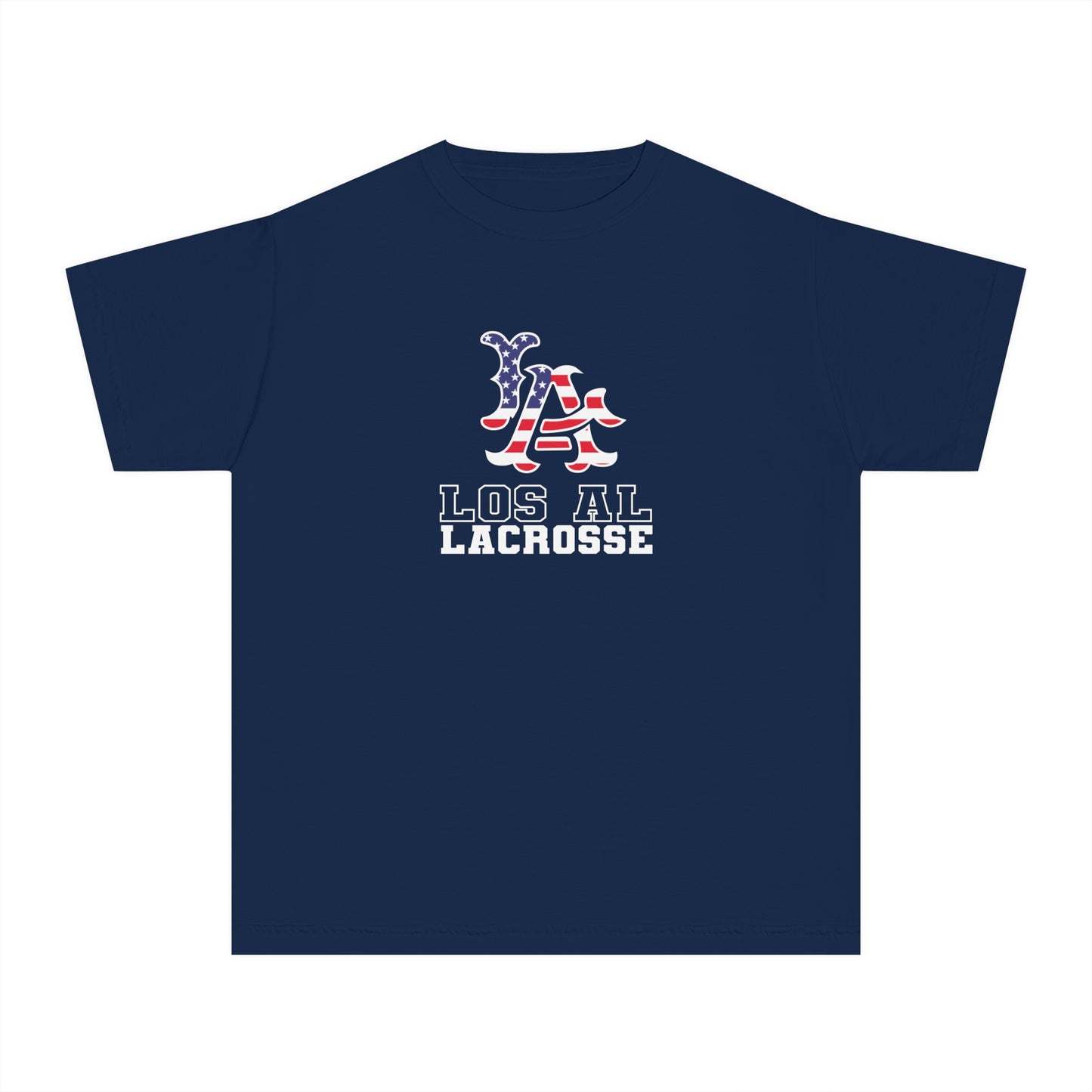 Youth LA Lacrosse Garment Dyed T-Shirt