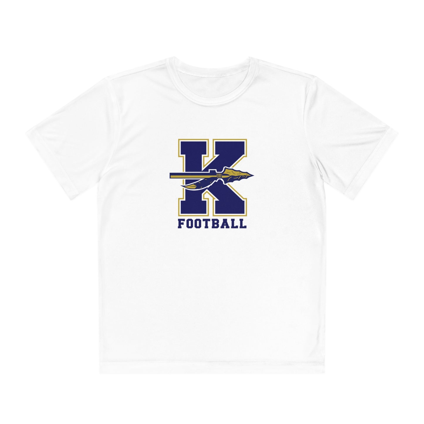 Youth Keller Football Sport-Tek Performance T-Shirt