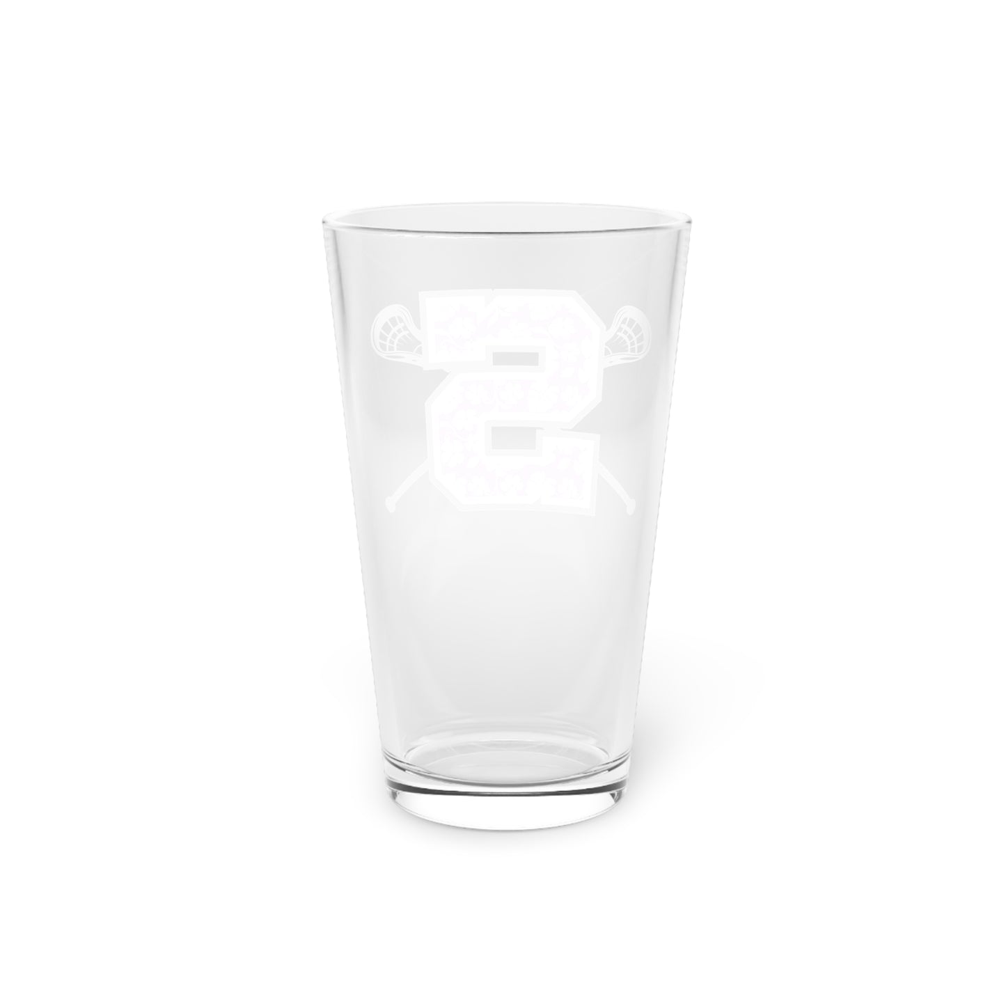Sunset Lacrosse Pint Glass
