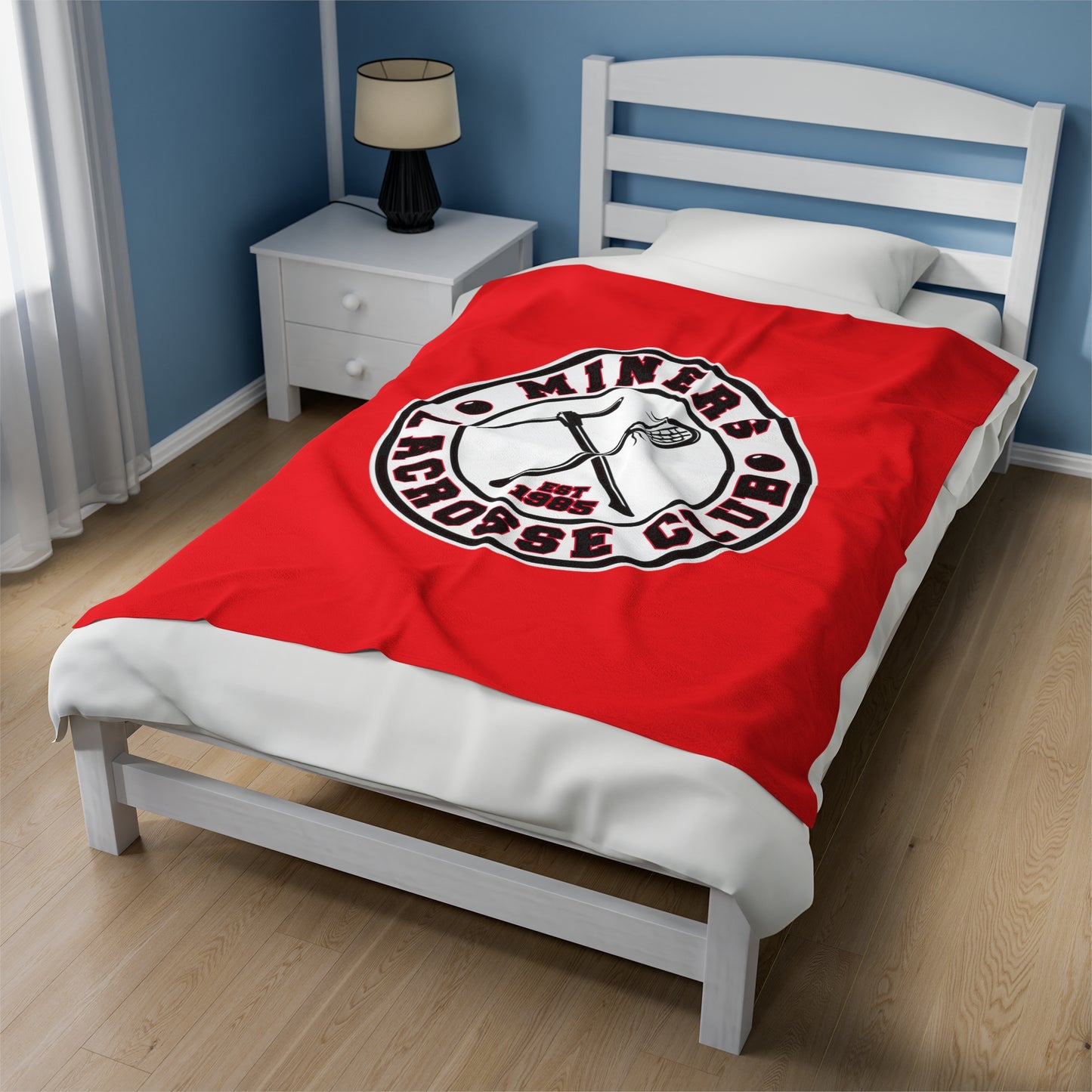 Edmonton Miners Velveteen Plush Blanket