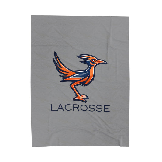 UTSA Lacrosse Velveteen Plush Blanket (60" x 80")