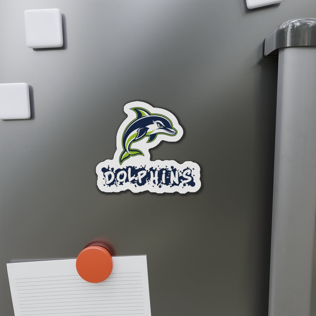 Dolphins Die-Cut Magnet