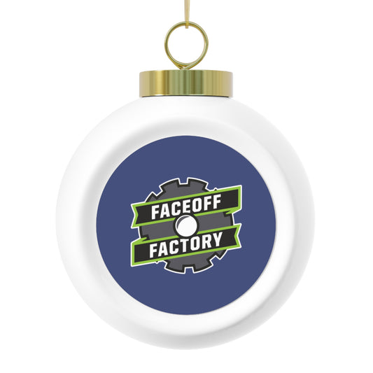 Faceoff Factory Christmas Ball Ornament