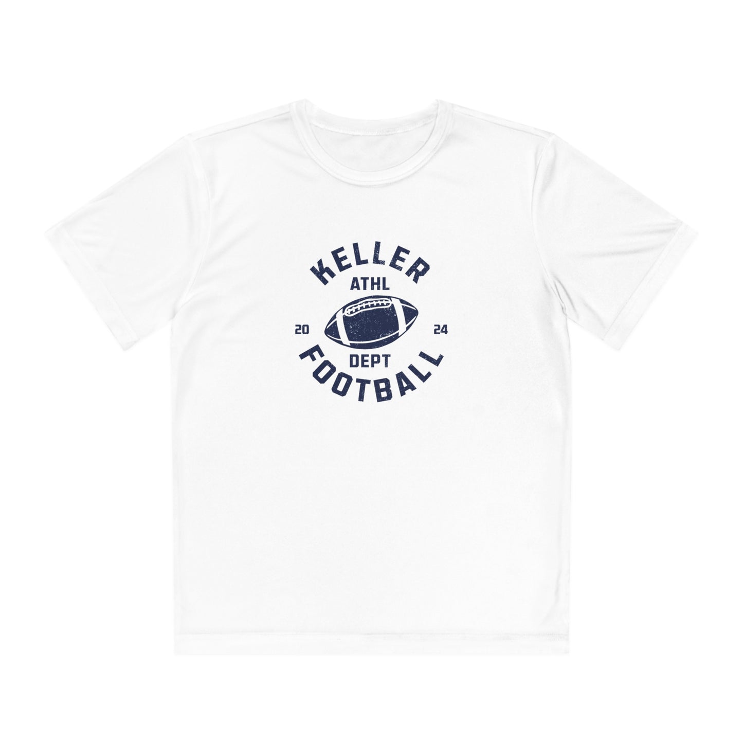 Youth Keller Football Sport-Tek Performance T-Shirt