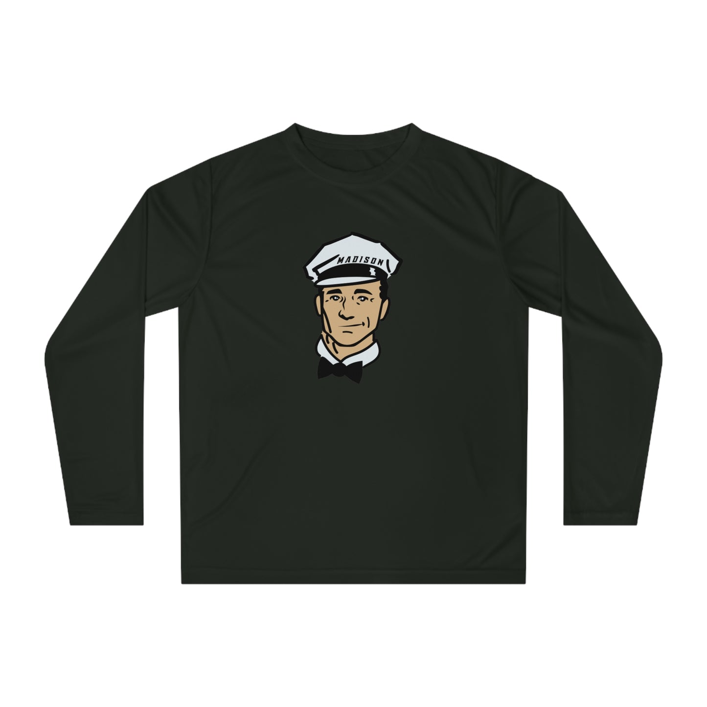 Adult Madison Milkmen Team 365 Performance Long Sleeve Shirt