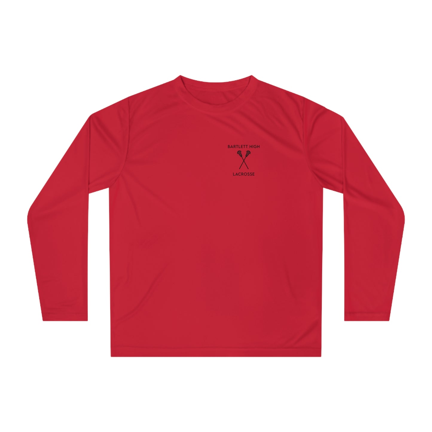 Adult Bartlett HS Lacrosse Team 365 Performance Long Sleeve Shirt