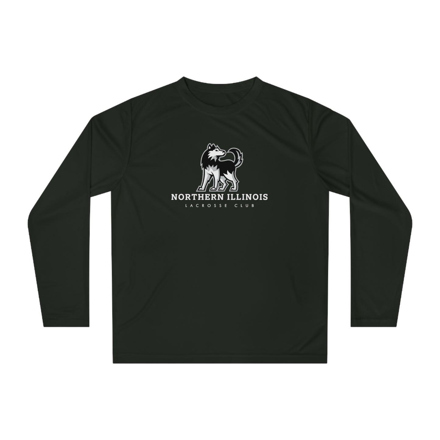 Adult NIU Lacrosse Team 365 Performance Long Sleeve